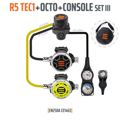 TecLine R5 TEC1 zestaw III z oktopusem i konsolą 3 elementową - EN250A