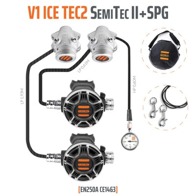 TecLine V1 ICE  TEC2 zestaw SemiTec II z manometrem - EN250A