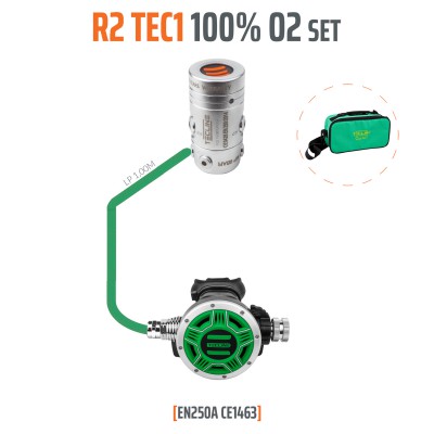Tecline R4 TEC1 100% O2 M26x2, zestaw stage - EN250A