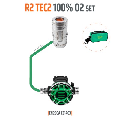 TecLine R2 TEC2 100% O2 M26x2, zestaw stage - EN250A