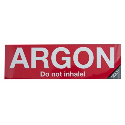 Naklejka ARGON 30 X 9 cm wersja angielska