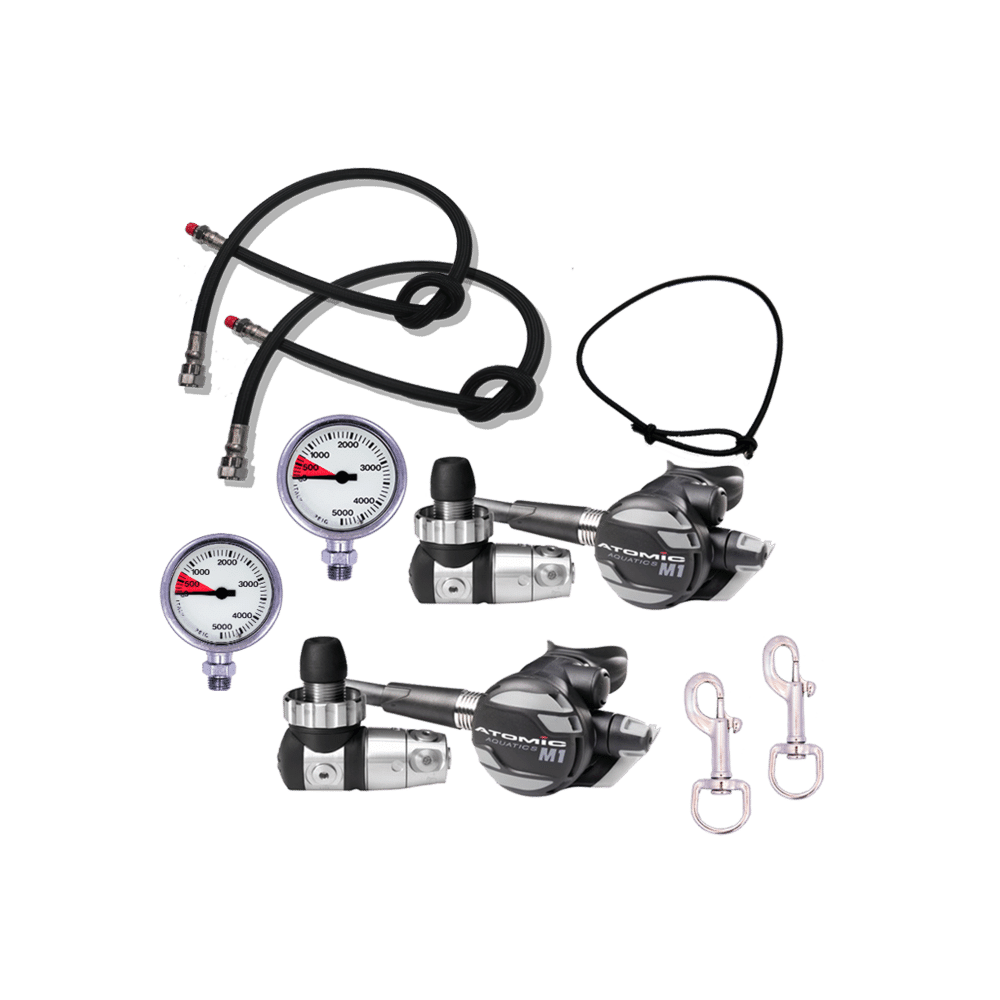 Atomic Aquatics Zestaw Automatów M1 Din Monel do Konfiguracji Sidemount