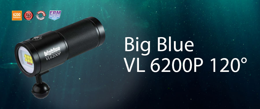 Latarka nurkowa Big Blue VL 6200P